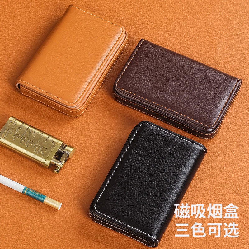 Smoking & Vaping Accessories - Portable For 8mm Cigarette case PU
