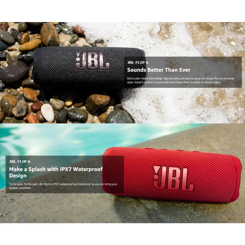 JBL FLIP6 Bluetooth Loudspeake - Jbl Speaker Flip 6 recension och pris