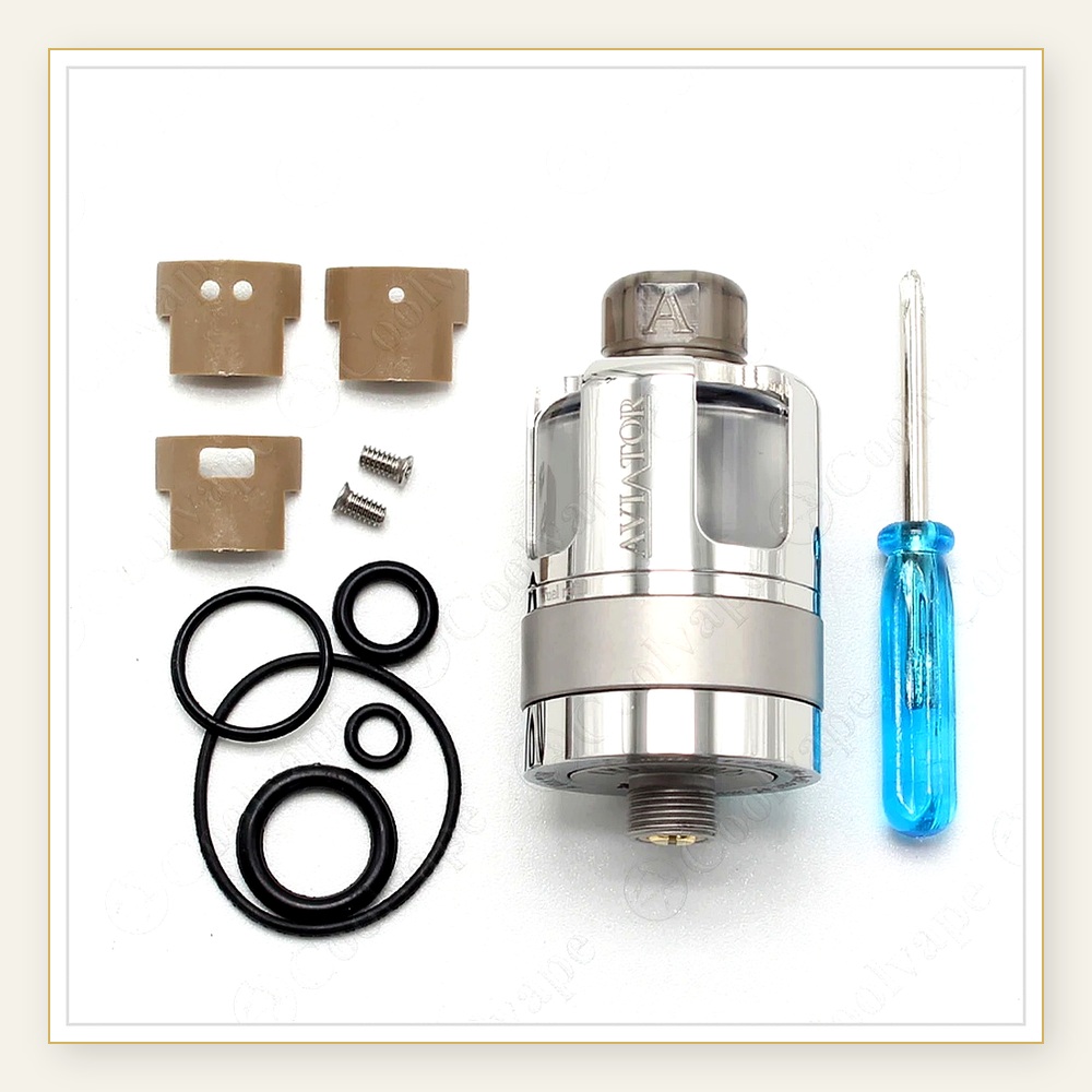 Wolfcoolvape Aviator 22mm RTA  - Vaping Air recension och pris