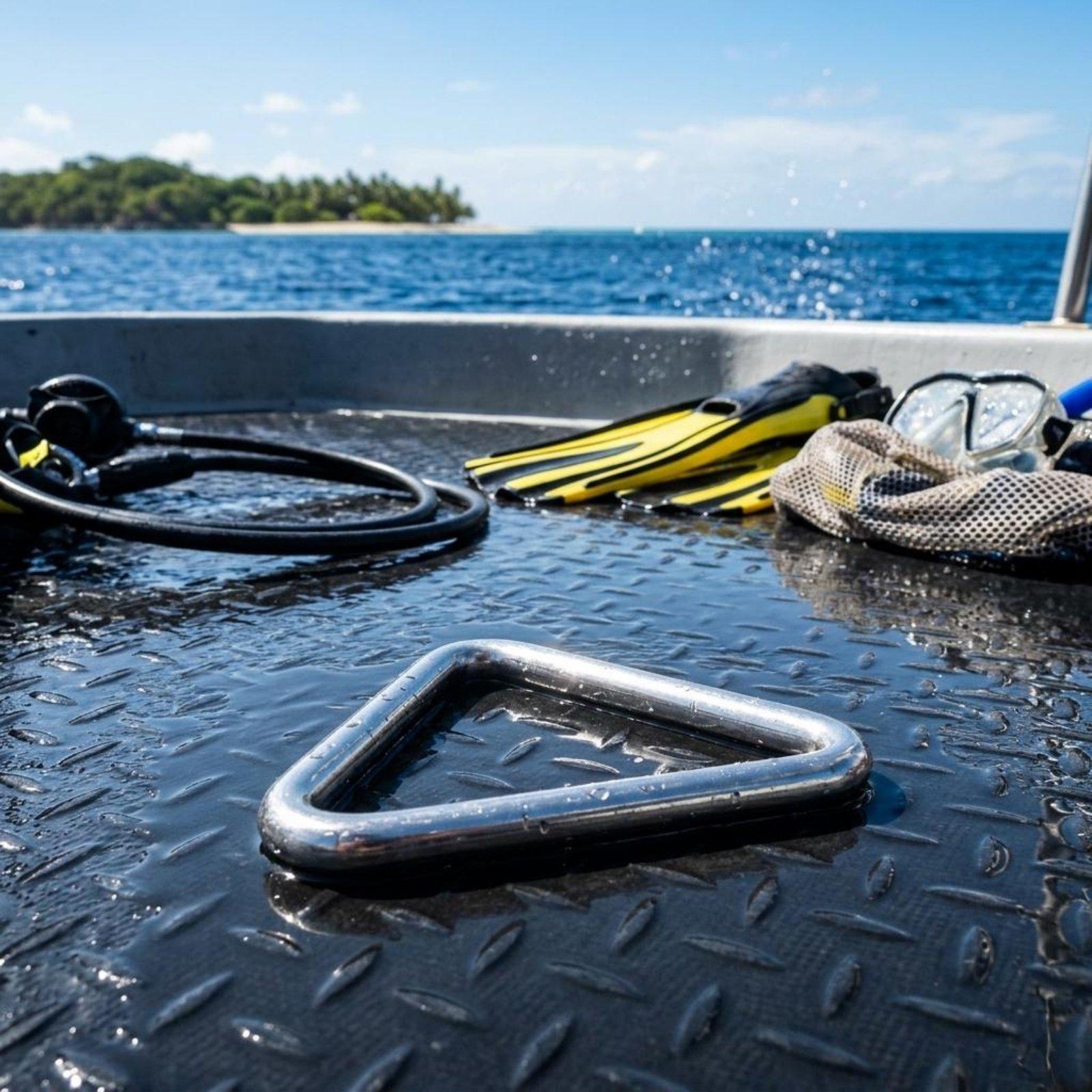 Scuba Gear Triangle Loop for D - Stainless Wire Ss316 recension och pris