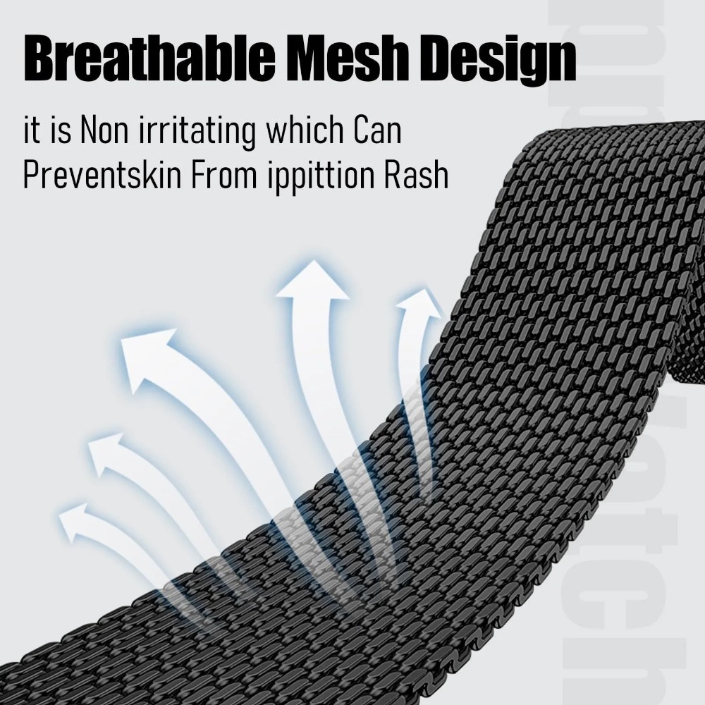 Steel Mesh Milanese Strap For  - Mesh Coil Strip recension och pris