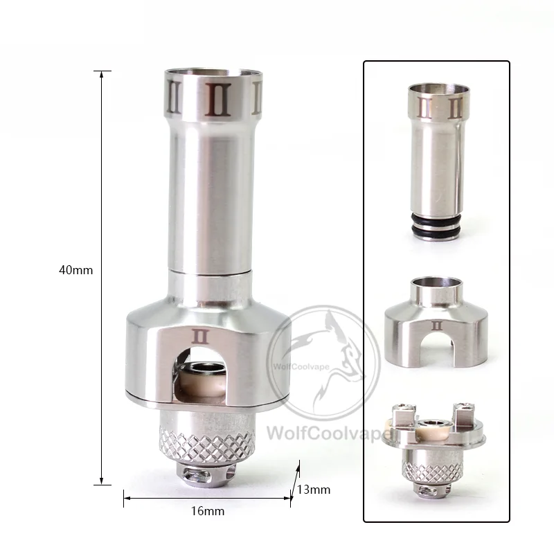 WOLFCOOLVAPE NT2U Style RBA Br - Vaping Air recension och pris