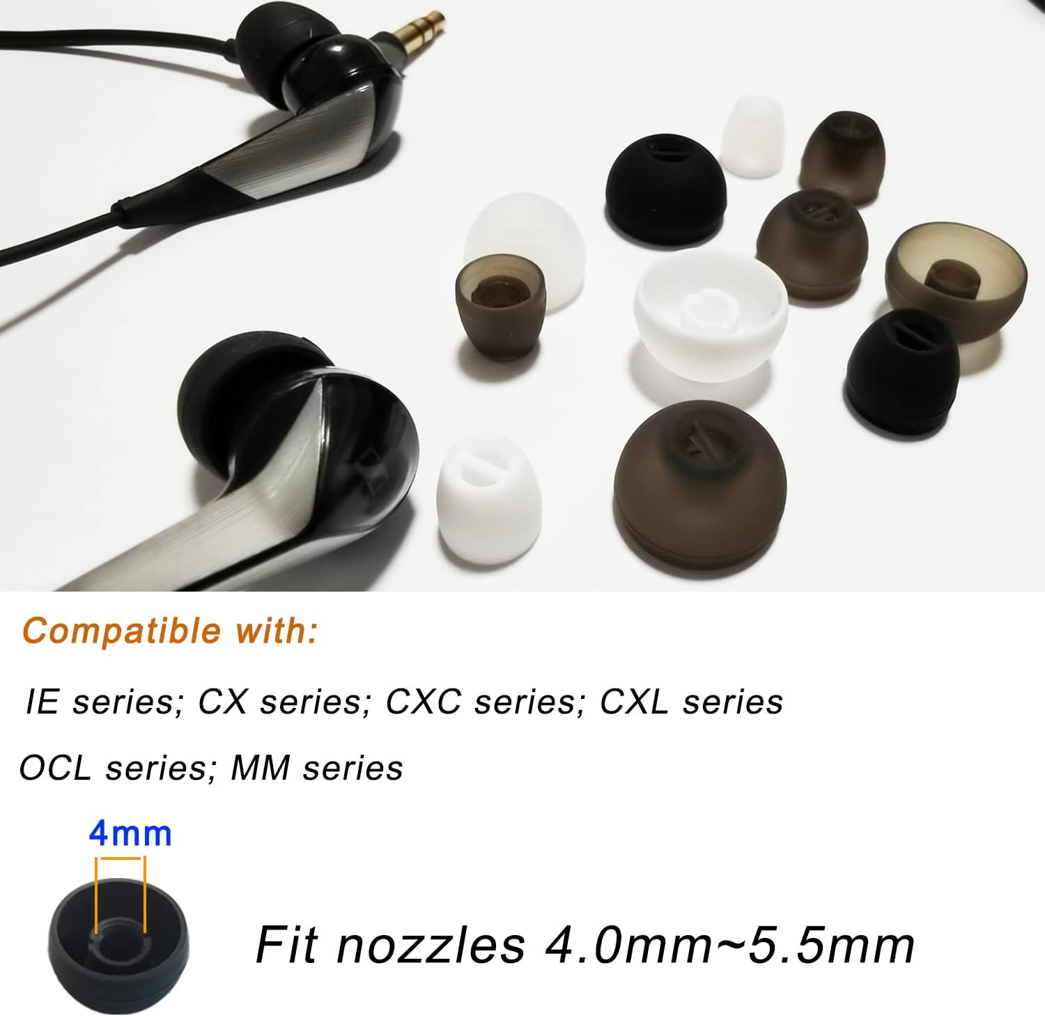 8 Pcs For Sennheiser CX Plus/M - Sennheiser Headphone Momentum 4 recension och pris