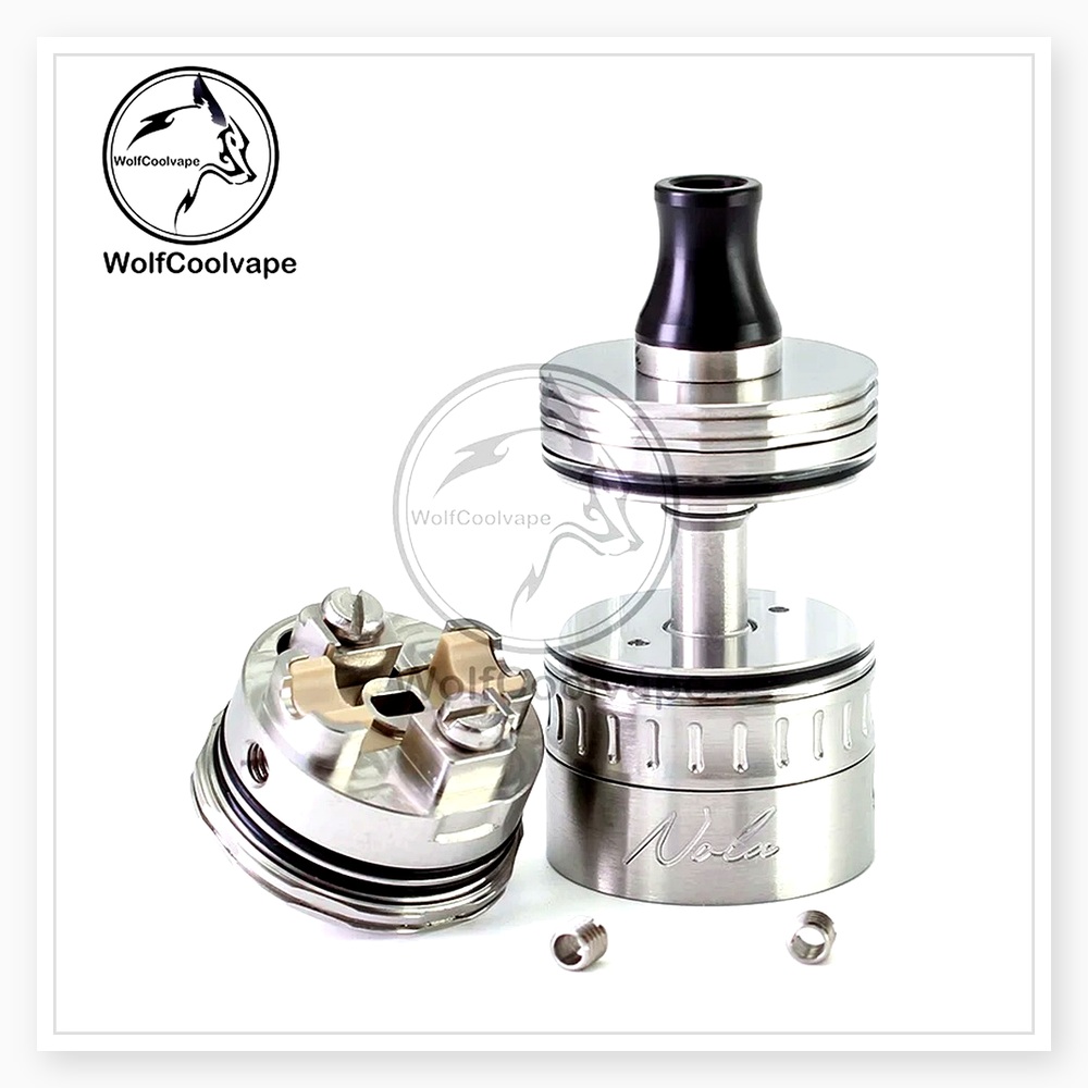 Wolfcool Vape NOLA RTA 22mm Si - Vaping Air recension och pris