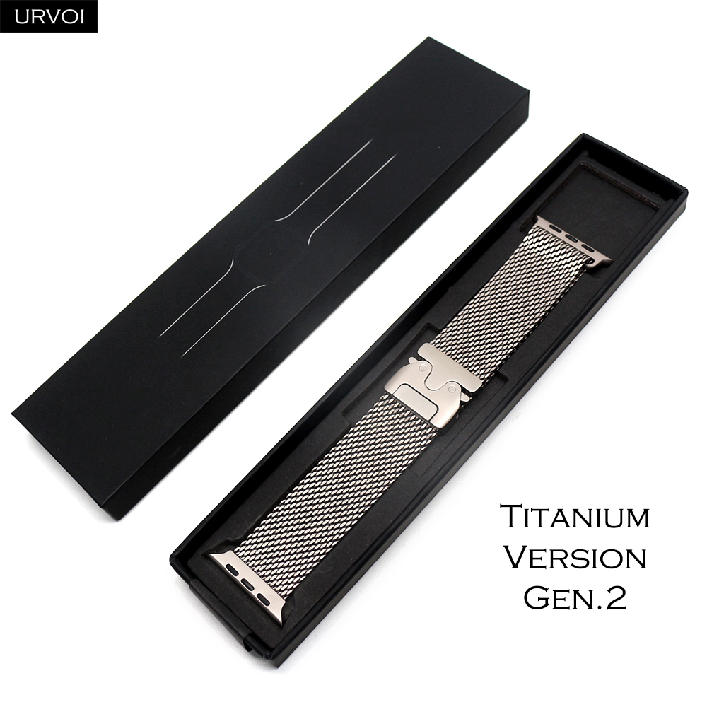 URVOI Titanium Milanese Loop f - Mesh Coil Strip recension och pris